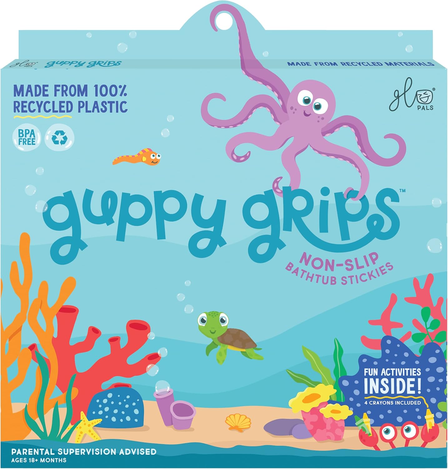 Glo Pals Galaxy Bathtub Non-Slip Stickers