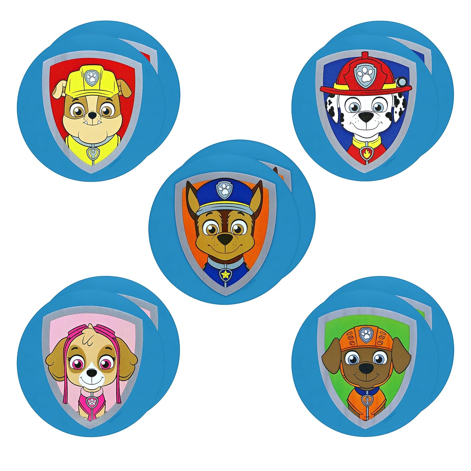 Ginsey PAW Patrol Suction Cup Tub Treads - 10 pc Clear 1