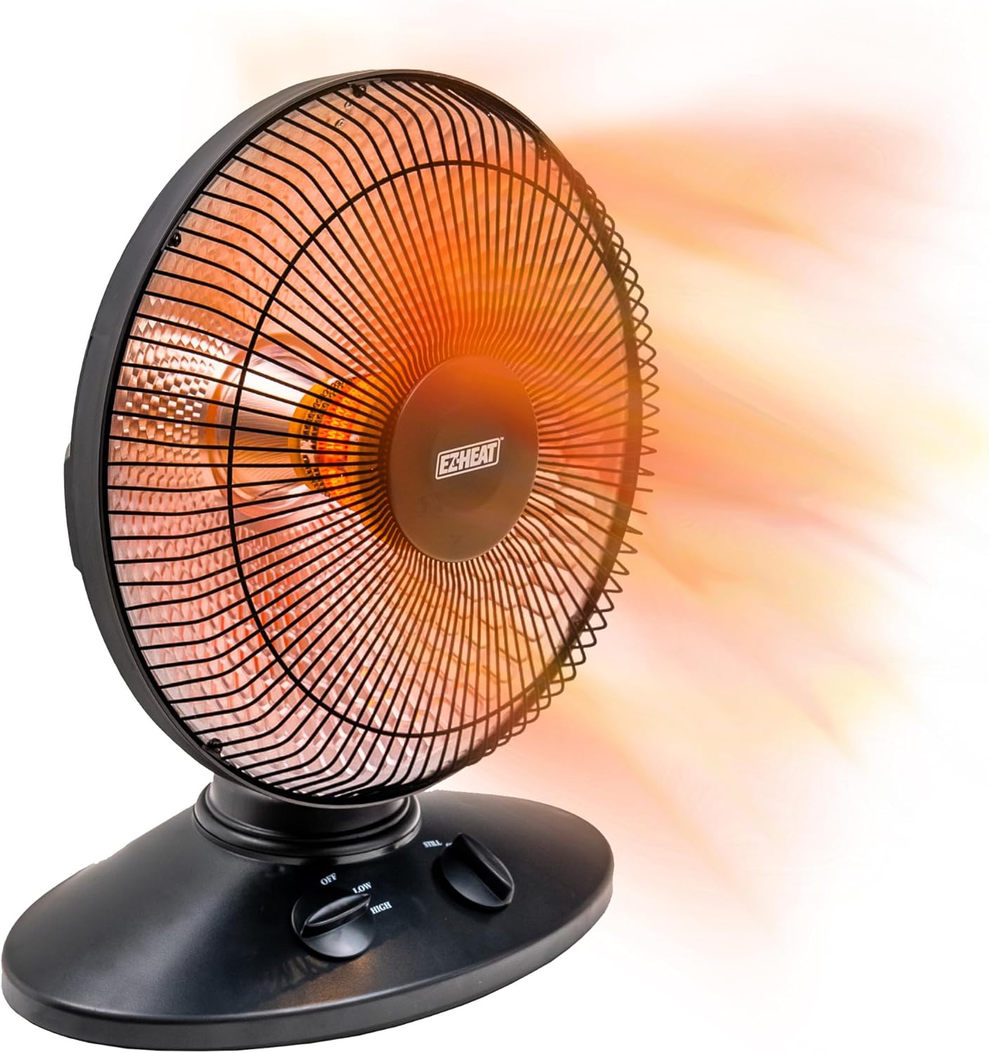 EZ-HEAT 1000-Watt Electric Space Heater with Dual Settings