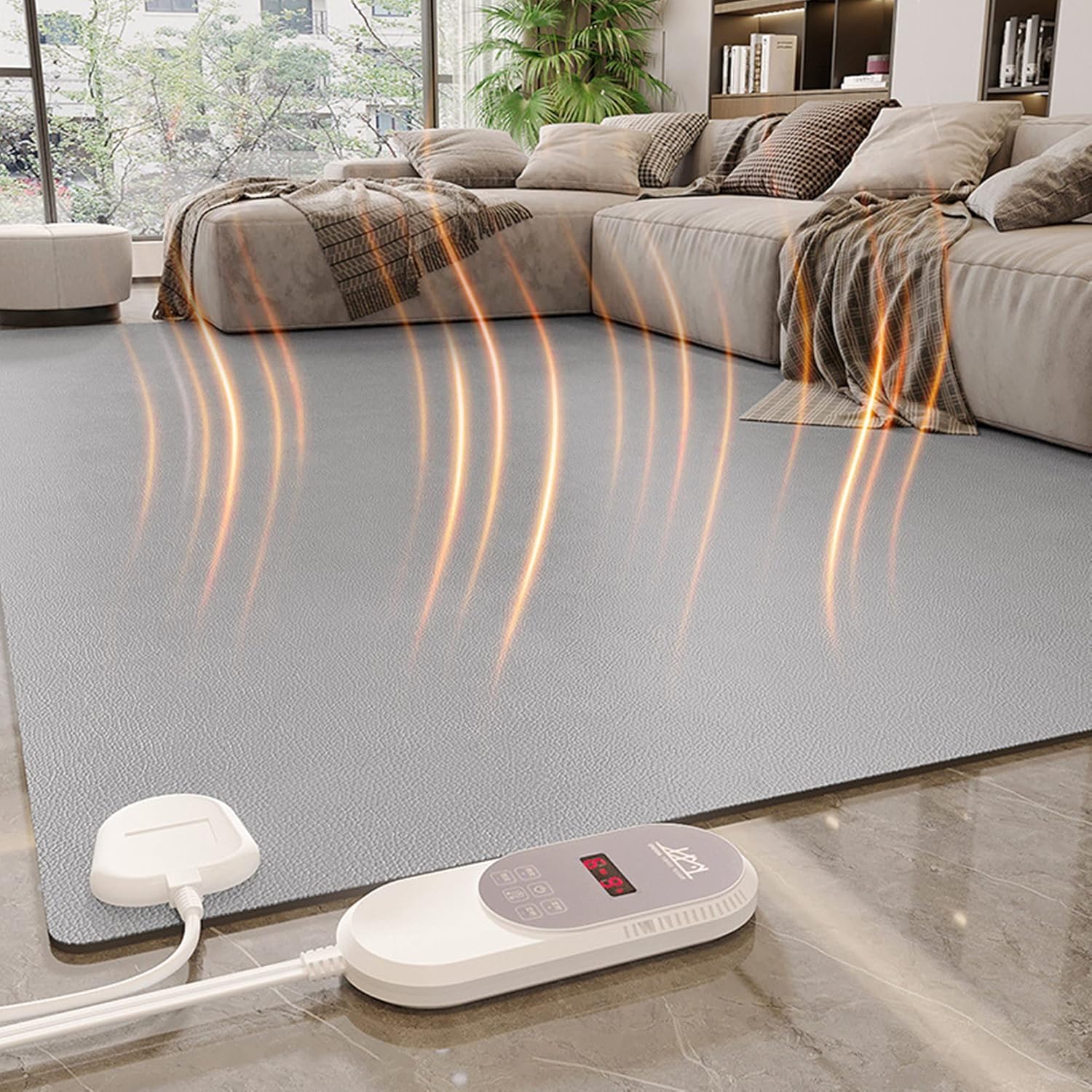 Electric Heated Floor Mat 140x200cm 700W