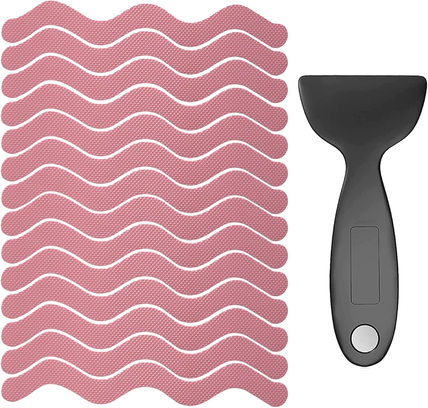 Ding Xi Anti-Slip Tub Stickers 24 Pack with Scraper