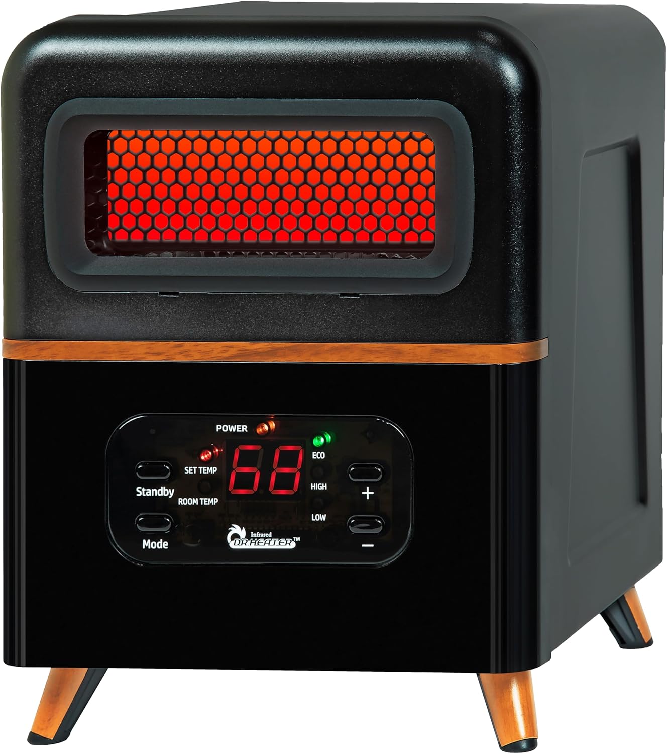 DR INFRARED HEATER DR-978 Dual Hybrid Space Heater with Remote