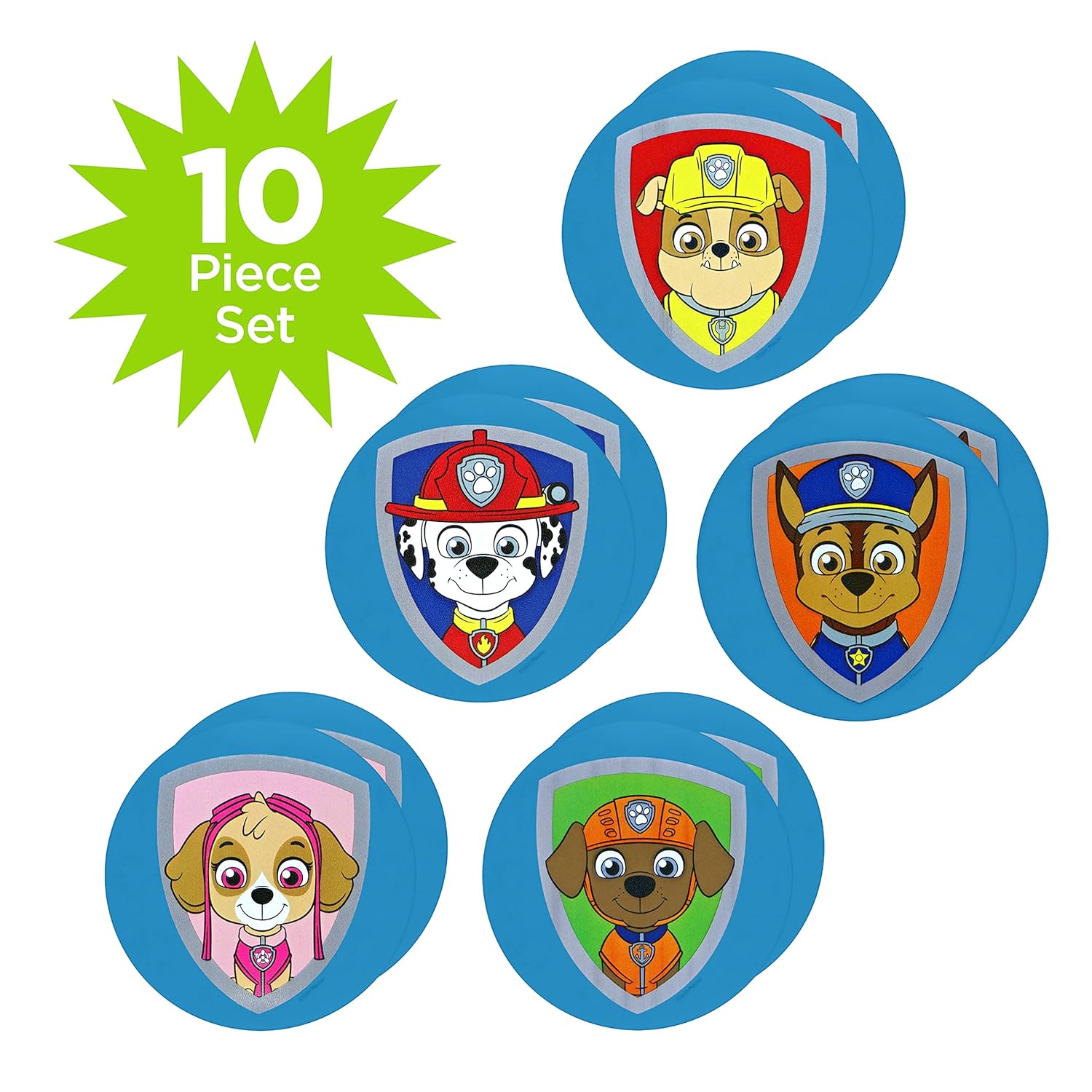 Ginsey PAW Patrol Suction Cup Tub Treads - 10 pc Clear 1