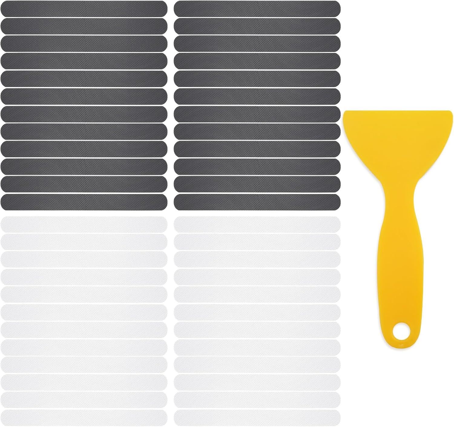 WATUNID 48PCS Non-Slip Bathtub Sticker Set with Scraper