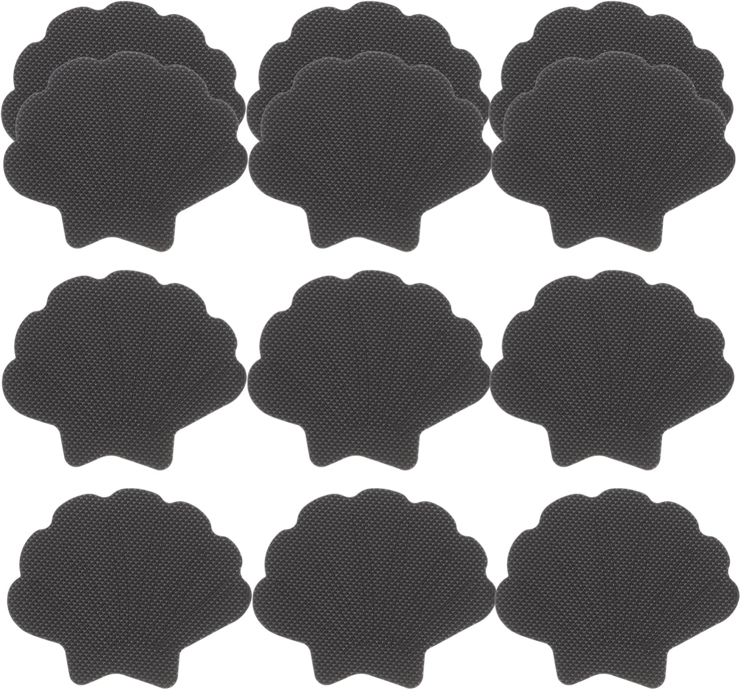 WOONEKY Bathroom Anti-Slip Stickers Turtle Shell Design 12 Pack