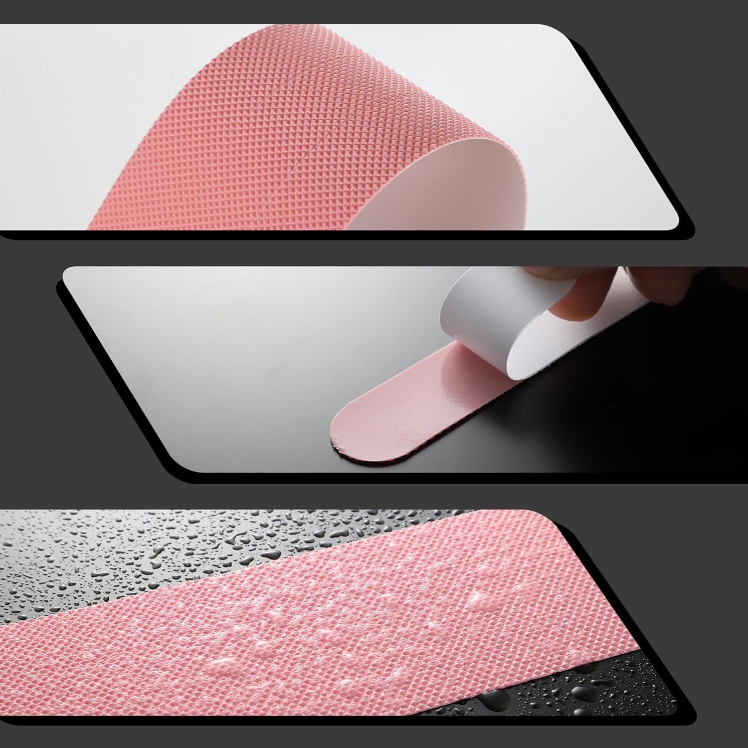 36pcs Pink Non-Slip Bathtub Sticker for Safety
