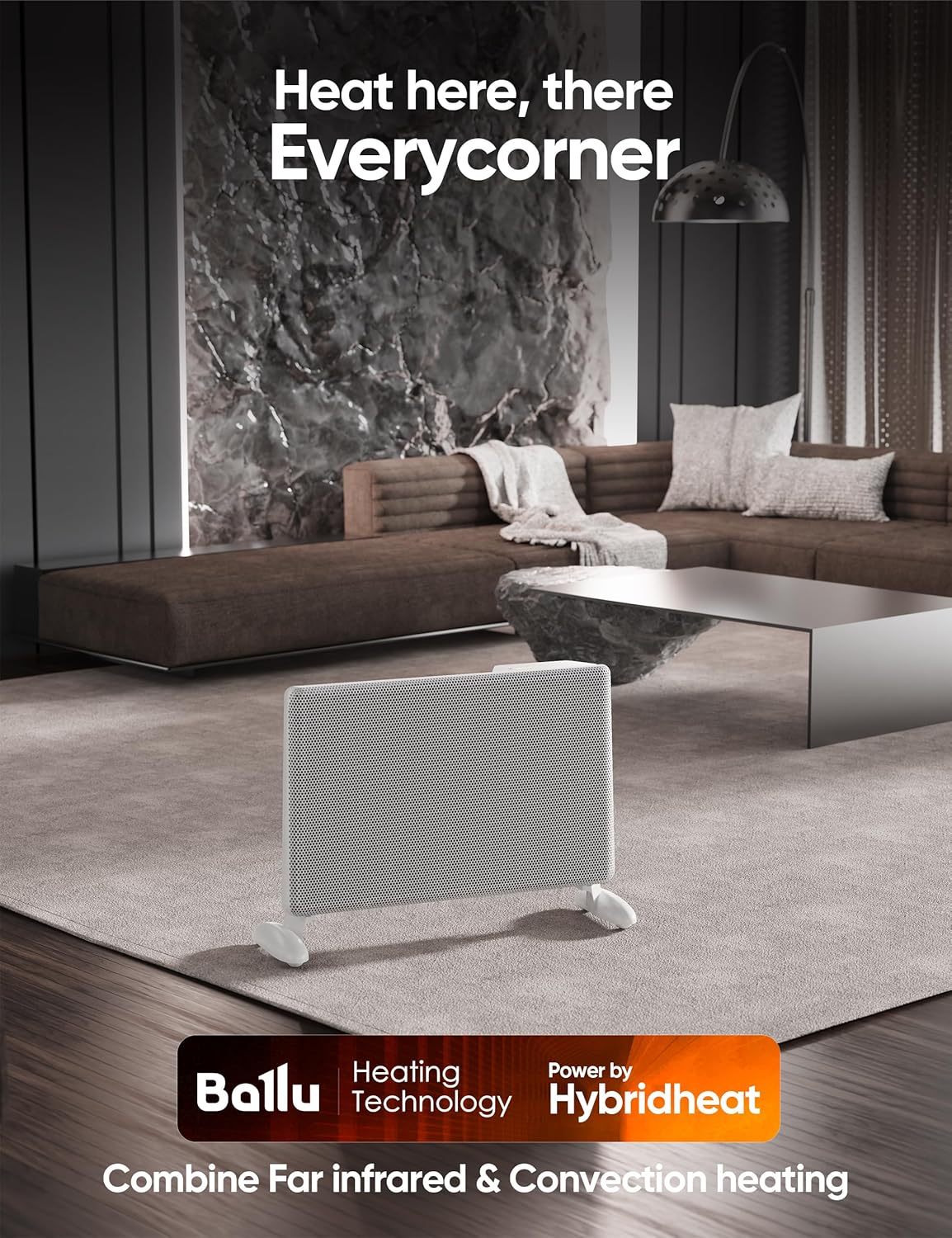 Ballu Mica Infrared Heater with Alexa Control
