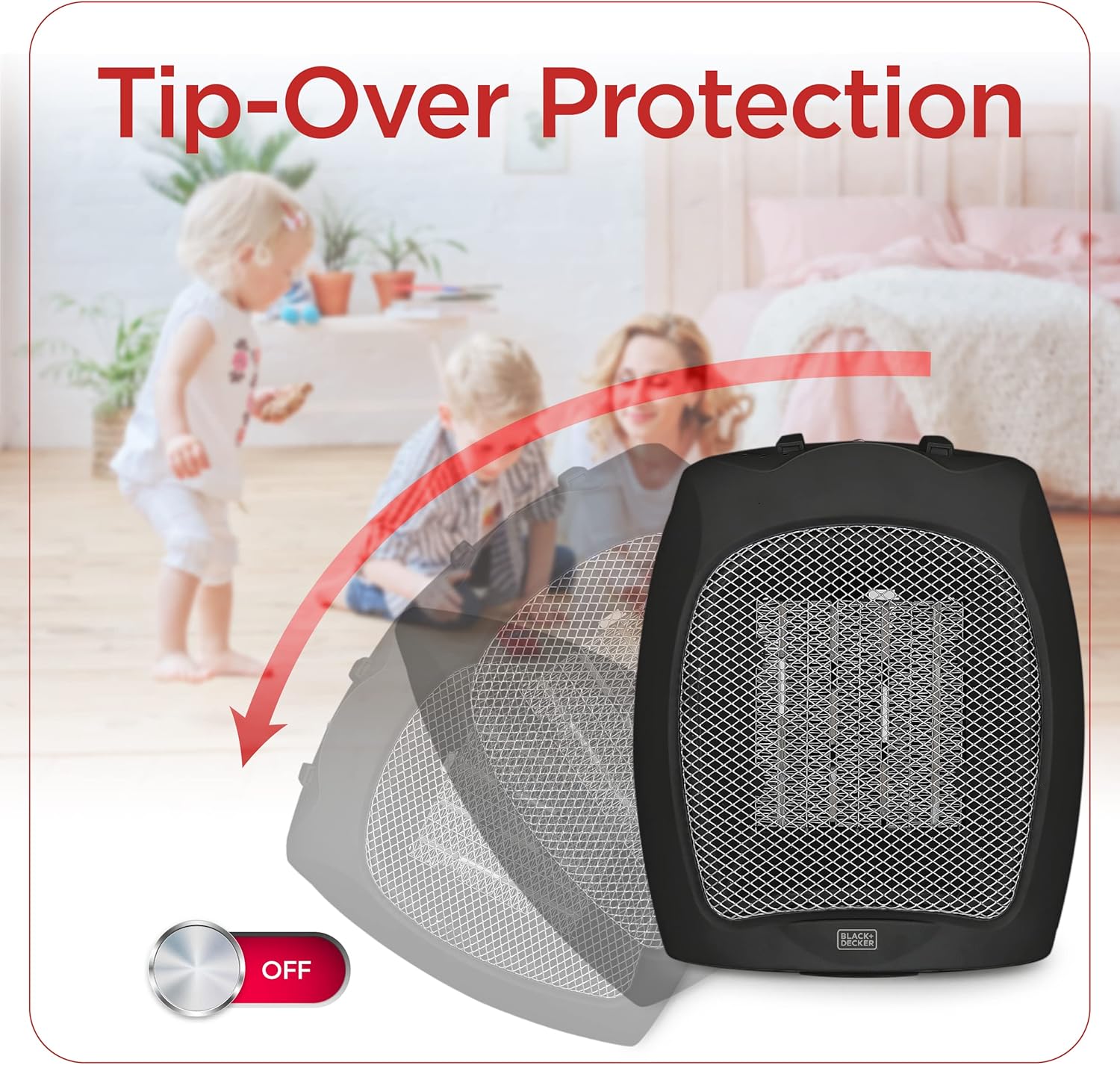 BLACKDECKER 1500W Ceramic Space Heater for Indoor Use 1