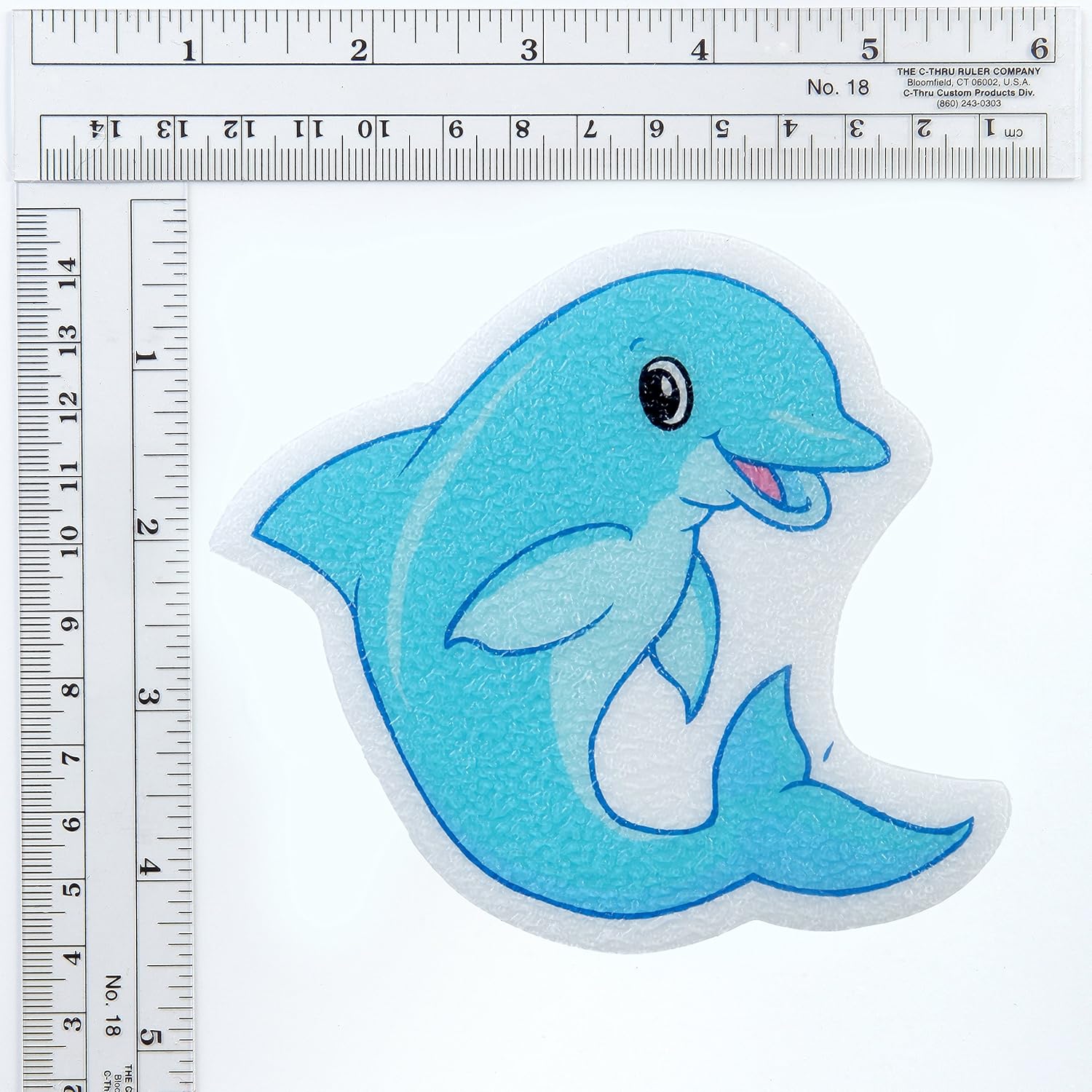 SlipX Solutions Adhesive Bath Treads - Dolphin